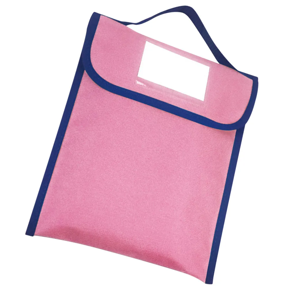 

Large Book Pouch Nylon Book Tote Bag Lightweight Large Capacity Textbook Carrier File Storage Bag Travel Shopping Handheld Tote