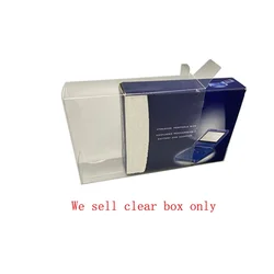 Transparent Display Box For GBA SP US version game console Storage Box PET plastic box