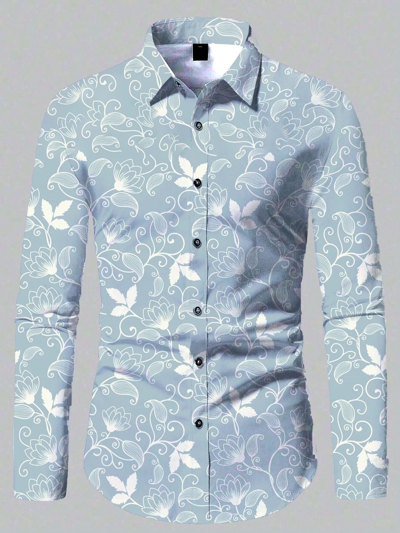 

New Fashion Comfortable 3d Printed Floral Pattern Shirt Beach Sun Casual Slim Fit Fashion Mens Shirt Long Sleeve Shirt