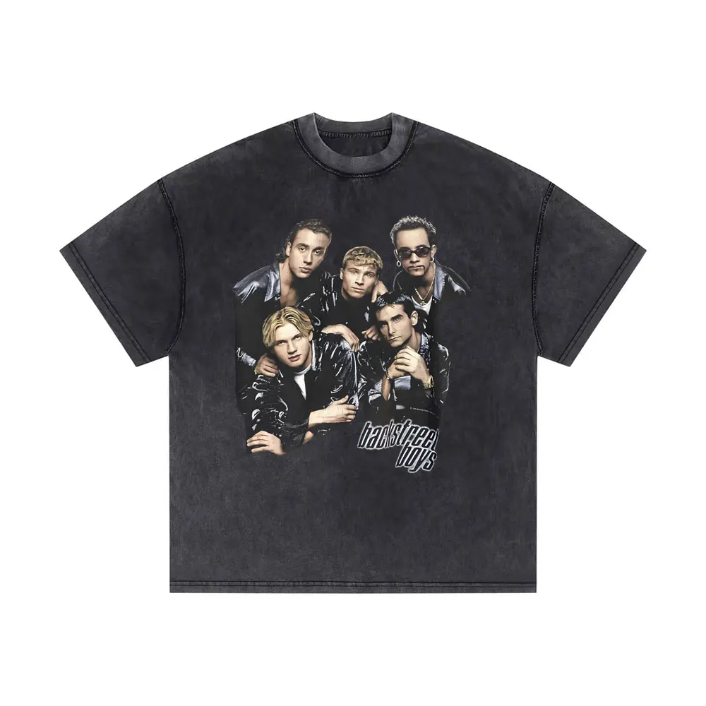超希少❕Backstreet Boys Black & BlueツアーTシャツ Vintage 2001 Backstreet Boys Black and Blue Tour T-shirt
