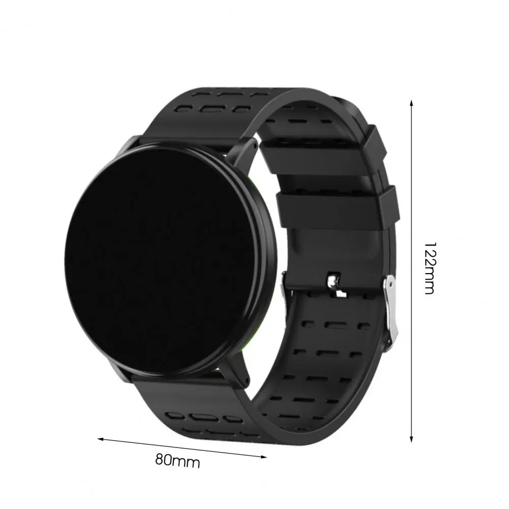 Montre connectée de sport ronde étanche pour hommes et femmes, horloge intelligente, suivi de la condition physique, tension artérielle, Android, IOS, Plus, 119