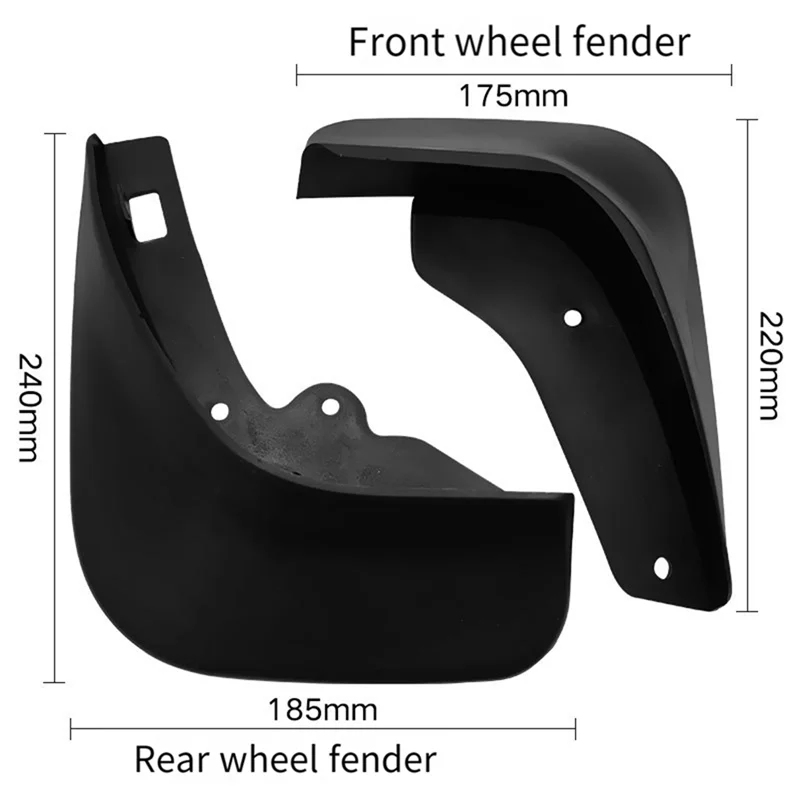 

4PCS Car Mudguard Mud Flaps Splash Mud Guard Fender For Ford Focus 2016-2011 Hatchback Car Accessories