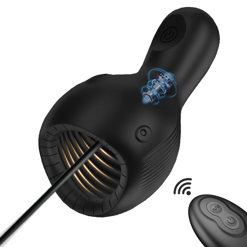 Penis Vibrator Male Masturbator Urethral Sound Dilators 10 Vibration Male Stroker Penis Trainer Glans Stimulator Adult Sex Toys