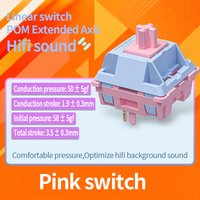 Switch Keyboard 5-Pin Linear Switches Custom DIY For Gaming 60 Mechanical Keyboard yindiao Aula attack shark ajazz Hot swap