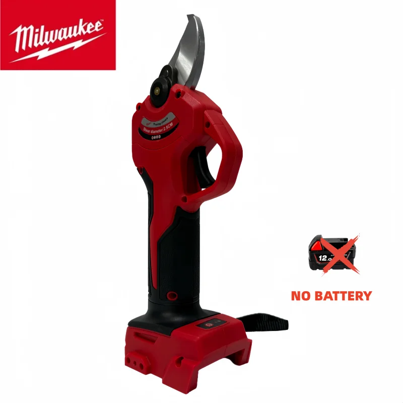 

100%Original Milwaukee 18V 25mm brushless electric pruning shears 600W cordless power trimmer garden tree trimmer.
