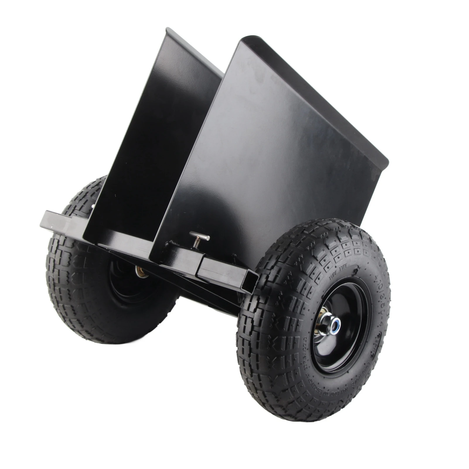 Panel Dolly 600lbs bantalan pelat Dolly Cart 10in roda dapat disesuaikan Dolly baja Alloy untuk transportasi