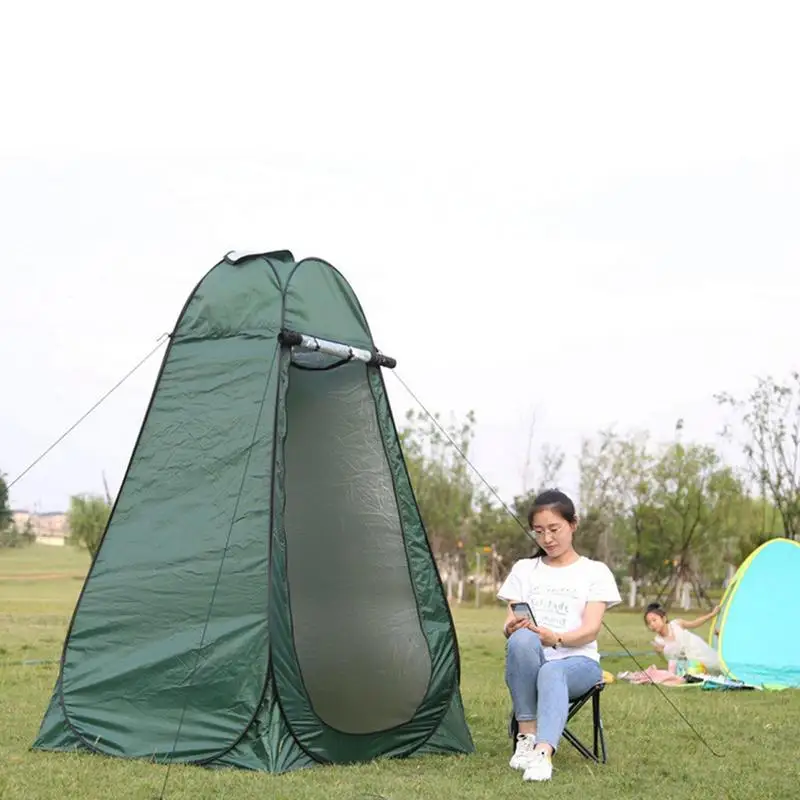 Imagem -04 - Abrigo Dobrável Portátil Multiúso Chuva Privacidade Chuveiro Tenda wc Mudando Abrigo Quarto Único Vestiário