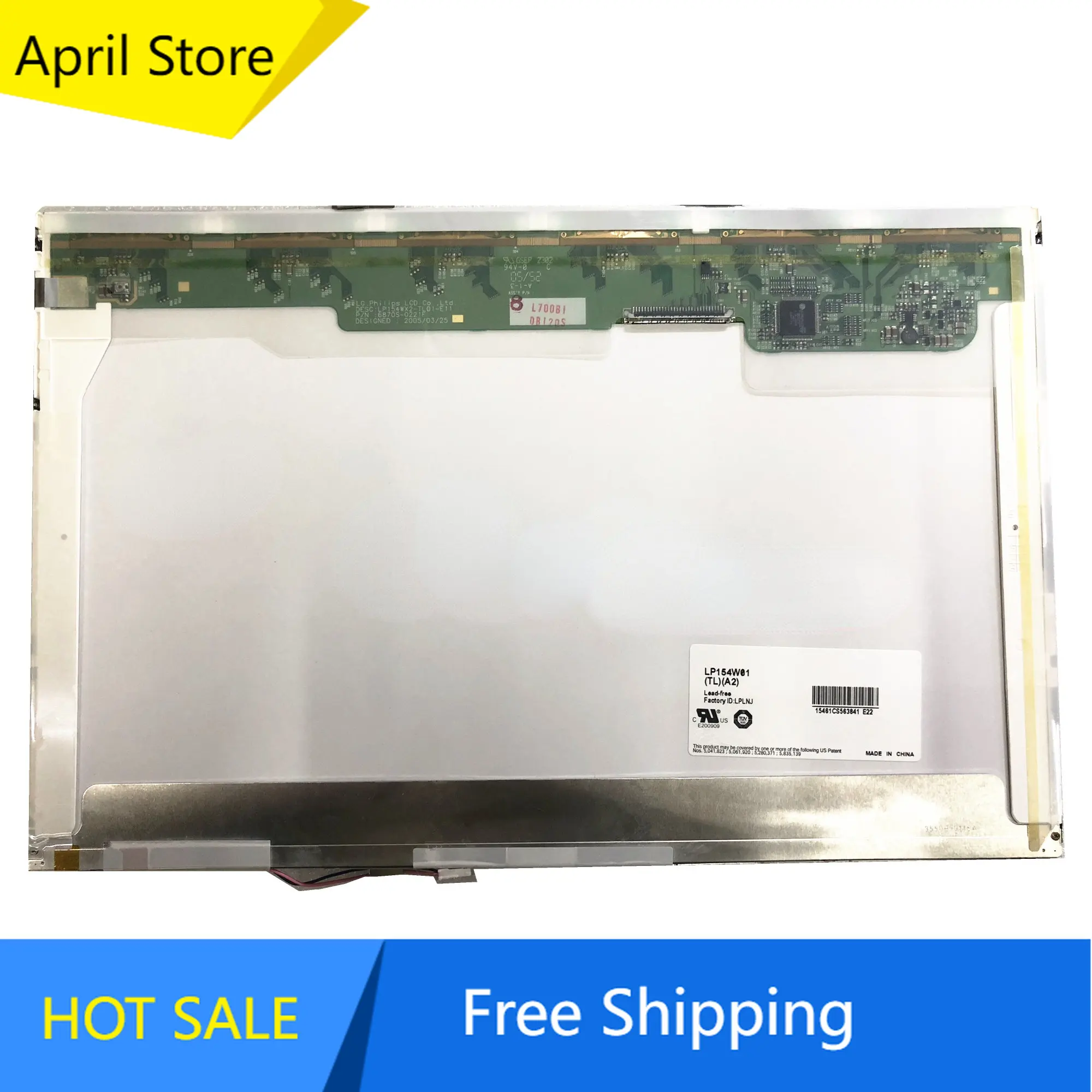 

LP154W01-TLA2 Fit LP154W01-TLA1 TLA9 TLAE TLB2 N154I1-L07 L08 N154I2-L04 L05 QD15TL01 QD15TL02 LCD Screen 1280*800 LVDS 30 PINS