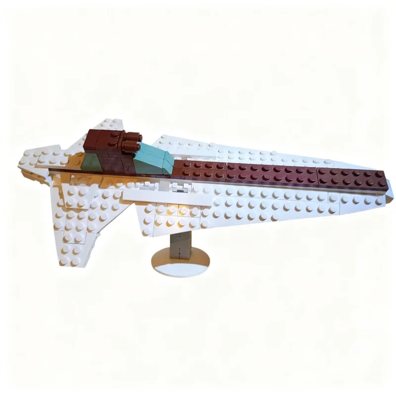 129-delige MOC Republic Venator Class Attack Cruiser Star Battle modelbouwstenen speelgoed constructie idee kerstcadeaus kinderen