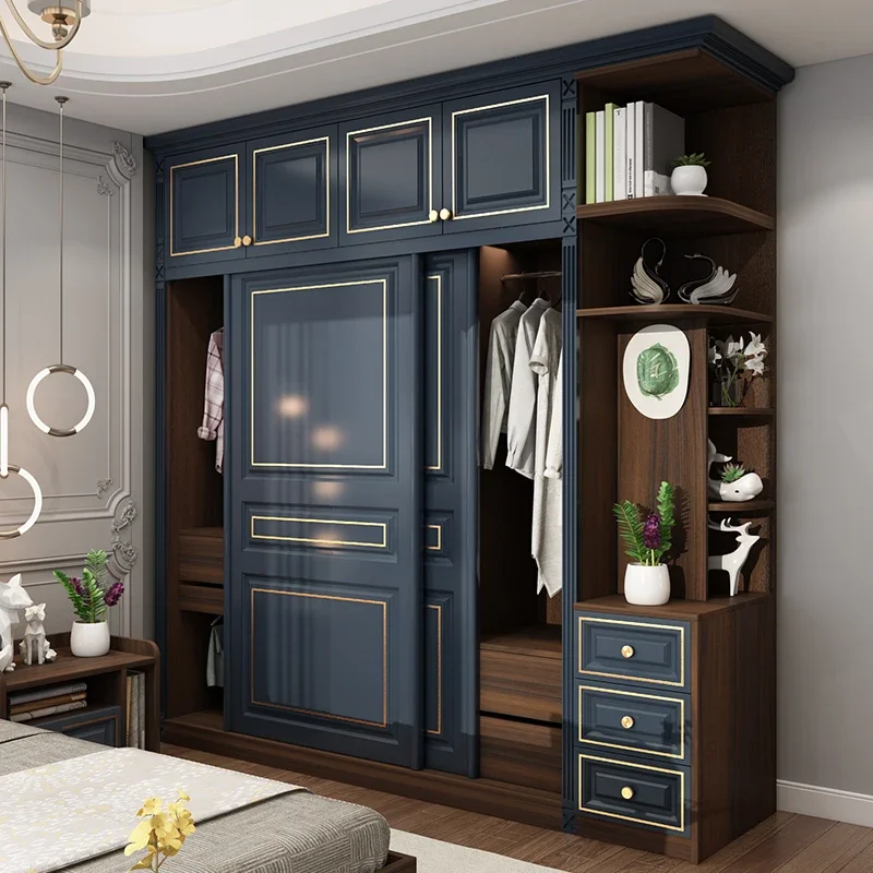 g*-Drawer Storage Wardrobes Luxury Room Bedroom Furniture Cabinets Sliding Door Wardrobes Orgnizer Open Closets Cupboard Home