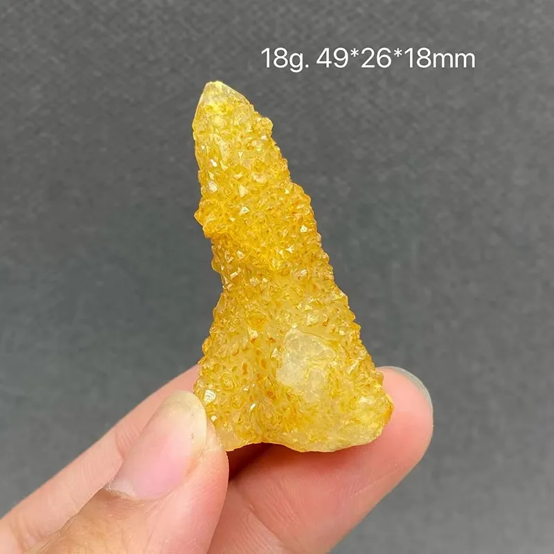 100%  Natural Yellow cactus crystal gemstone, popular jewelry accessory beads, mineral specimen