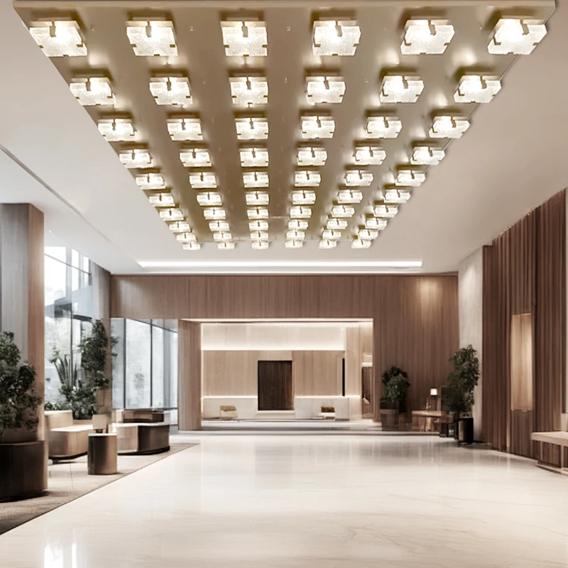 Ceiling Lights For Living Room Modern Hotel Living Room Luxury LobbyGlass Ceiling Lights For Dining Room  Bedroom Room Nordic