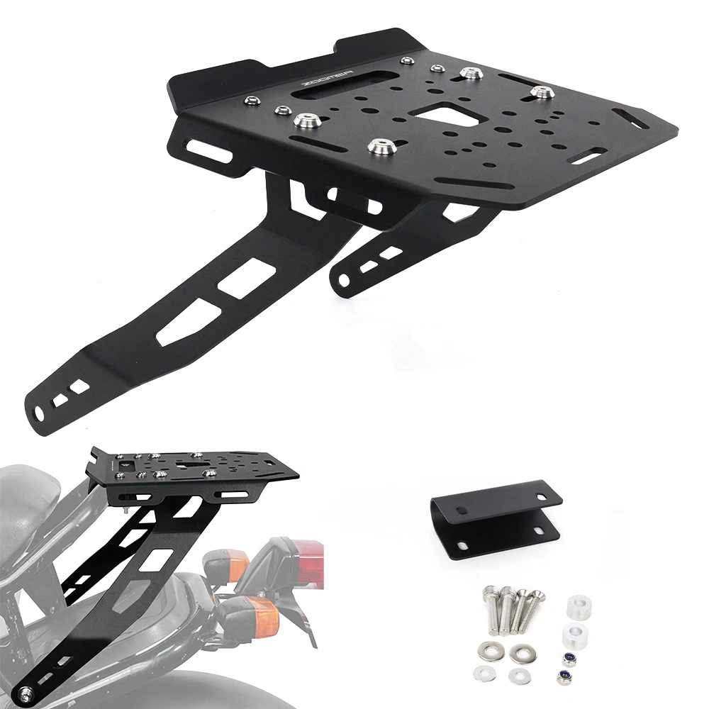

Motorcycle Rear Luggage Rack Bracket Top Case Support Rear Carrier Cargo Tail Bag Holder Fit For Ruckus 50 (Zoomer) 2003-2024