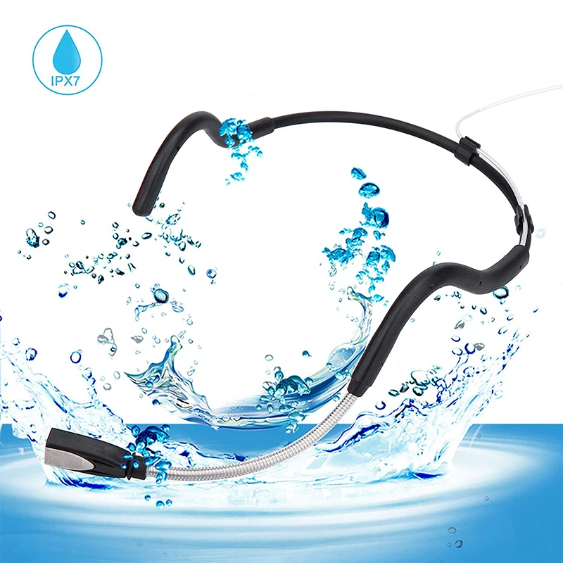 KIMAFUN Pro Micrófono de auriculares con cable Micrófono de condensador omnidireccional para fitness, clase de yoga, spinning, pilates