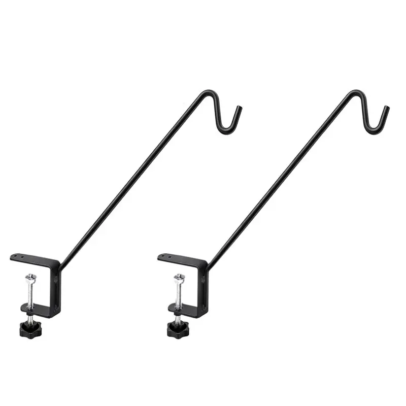 M11K-Deck Railing Plant Hanger 2 PCS, Deck Hooks For Railing