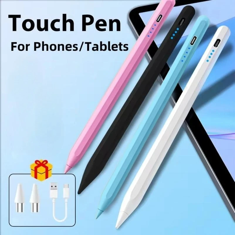 Universal Magnetic Stylus Pens For Samsung Galaxy Tab A9 A9+ S7 S8 S9FE A7 A8 Rechargeable Tilt Sensitivity Pen For Android