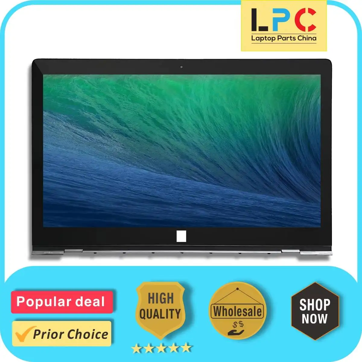 For HP Envy 17-AE 17M-AE Series LCD Display Screen Panel Assembly with Frame Bezel FHD 1920×1080 17.3 inch EDP 30 pins