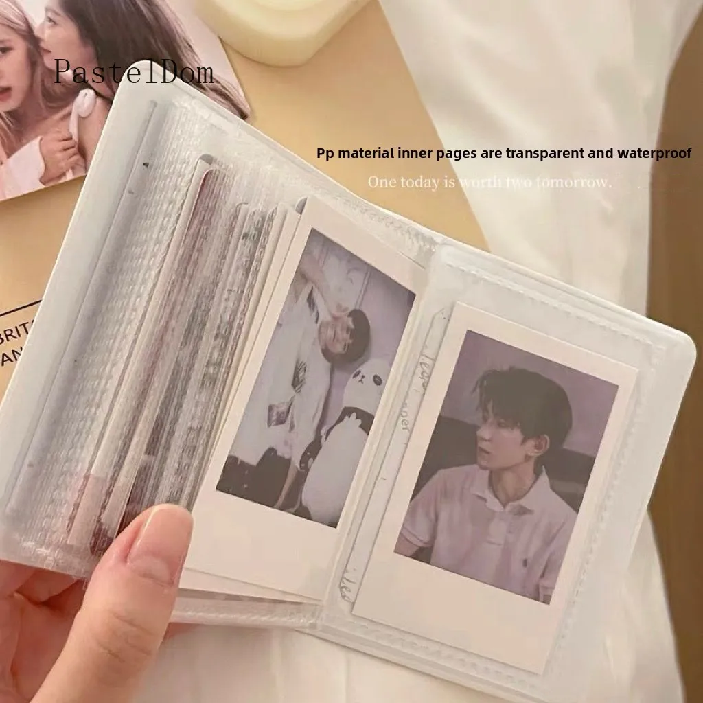 Cute Mini 3 Inch Hollow-out Pattern Polaroid Album, Large Capacity Photocard Collect Book