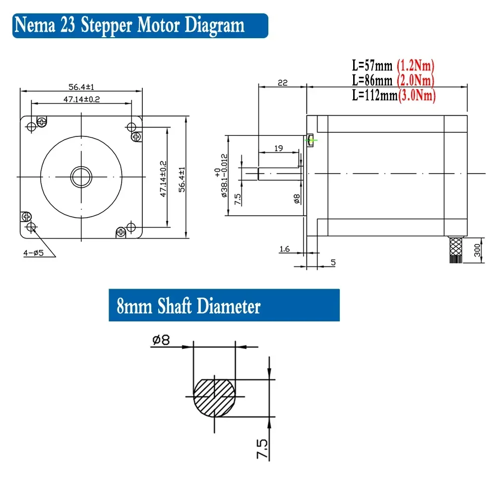 Imagem -06 - Jogo Linear do Motor Deslizante do Trilho do Perfil de Alumínio Módulo Inteiramente Fechado Tabela Deslizante Nema23 100 1000 mm Mgn12c 1605 1610