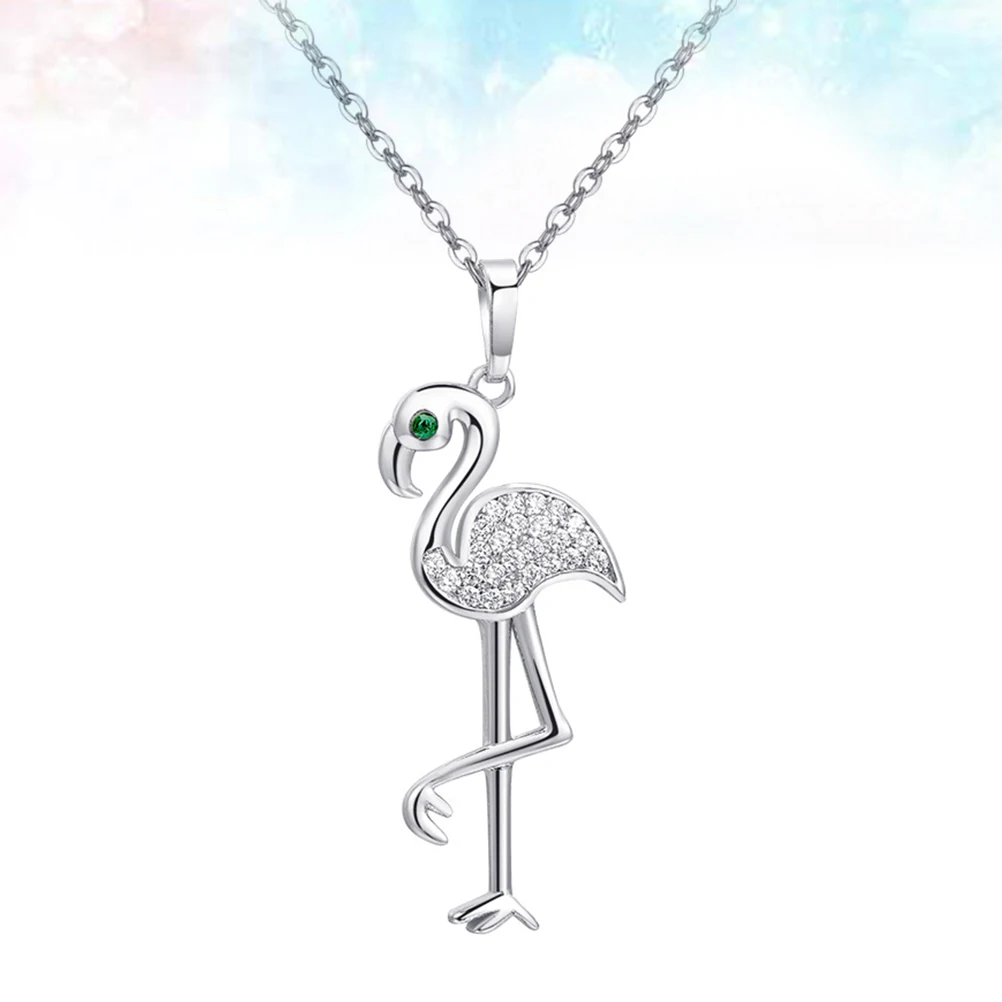 

Flamingo Necklace Lightweight for Women Beautiful Animal European Fashion Gift Female Friends