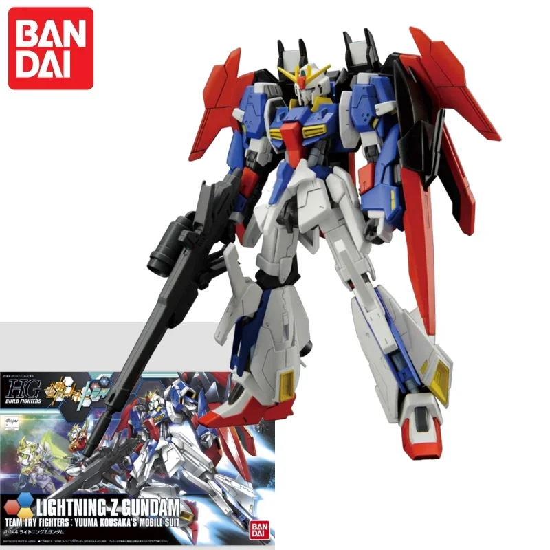 Bandai HG HGBF 040 Lightning Z Gundam Build Fighters Bausatz Modell Coole Geschenkidee Mecha-Krieger Figur Garage Lernspielzeug