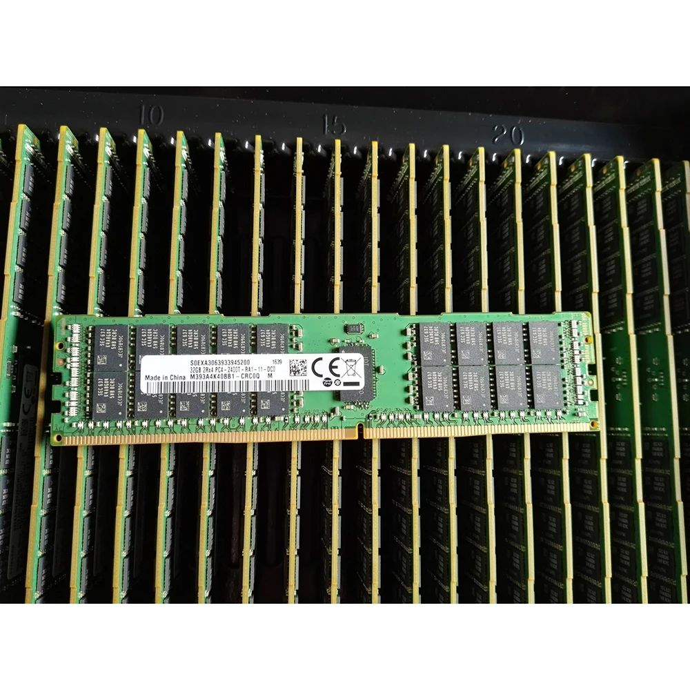 1PCS 32GB 2Rx4 DDR4 2400 PC4-2400T-R 19200 For Samsung RAM Server Memory M393A4K40BB1-CRC0Q image 2