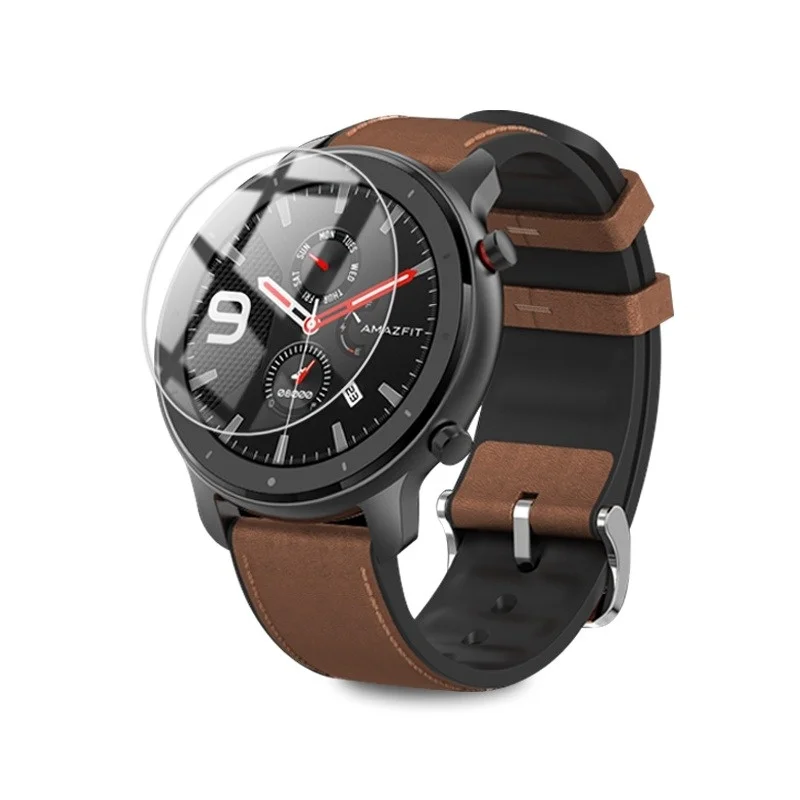 

For Amazfit GTR 42 47mm T-Rex 2 3 T-Rex Pro T-Rex 3 Ultra - HD Anti - Scratch Tempered Glass Screen Protector - 9H Hard