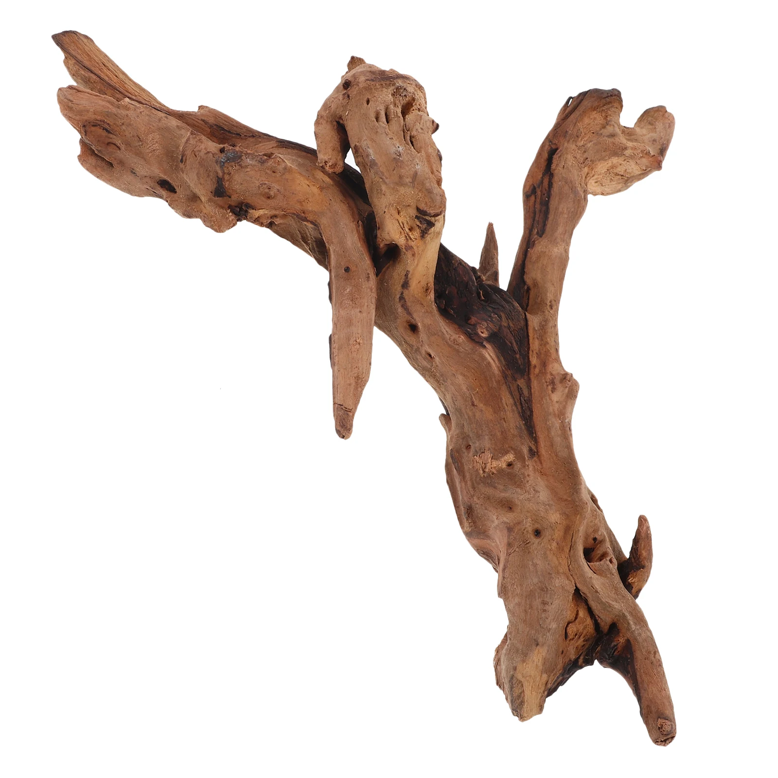 

Wooden Fish Tank Decorations 20-25cm Natural Dead-wood Aquarium Ornaments Reptile Climbing Safe Water Quality Landscape Design