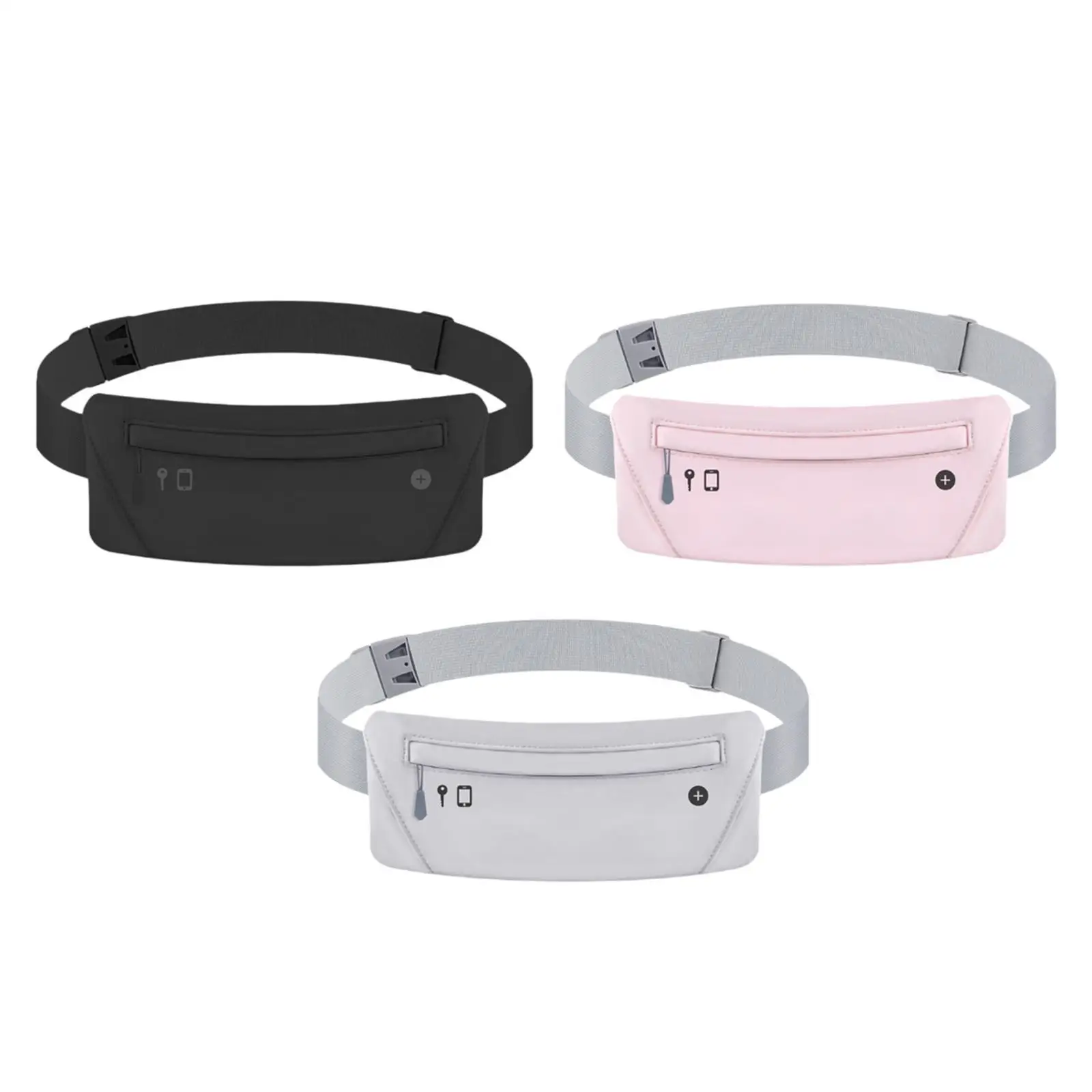 

Running Belt Fanny Pack with Cable Hole for Women Men Runners Polyester Running Waist Pack for Sports Camping Workout Gym Riding