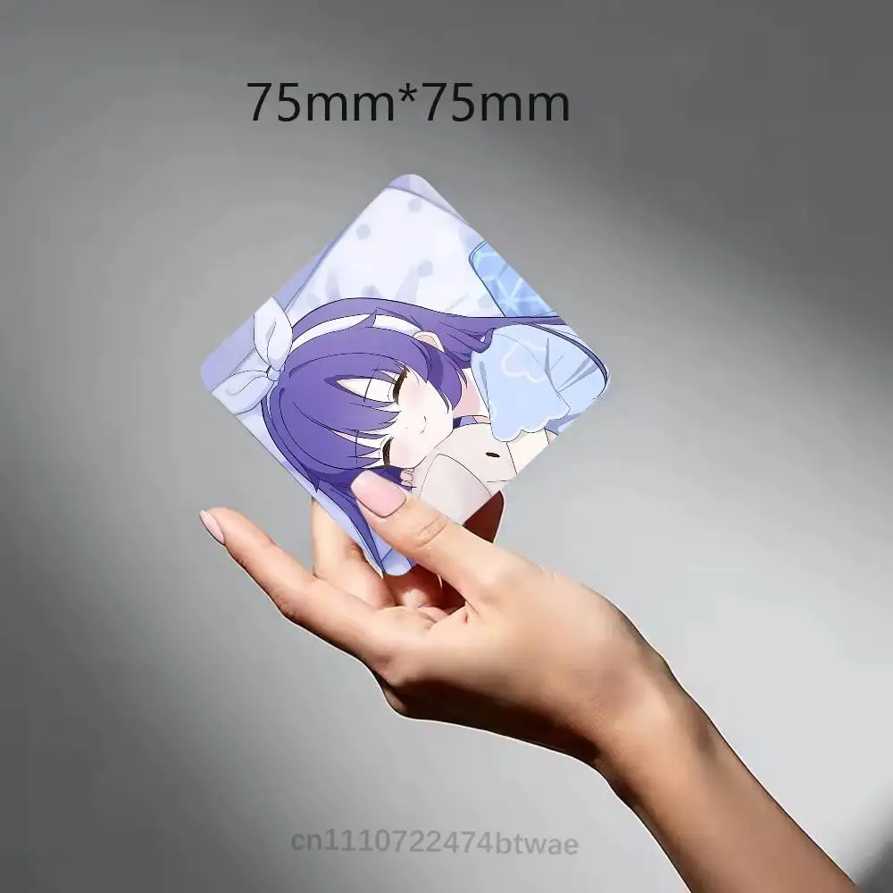 Game BA Yuuka Hayase Refrigerator Magnet Square Stickers Can Be Used To Personalize Are Ideal Keepsakes Or Gifts