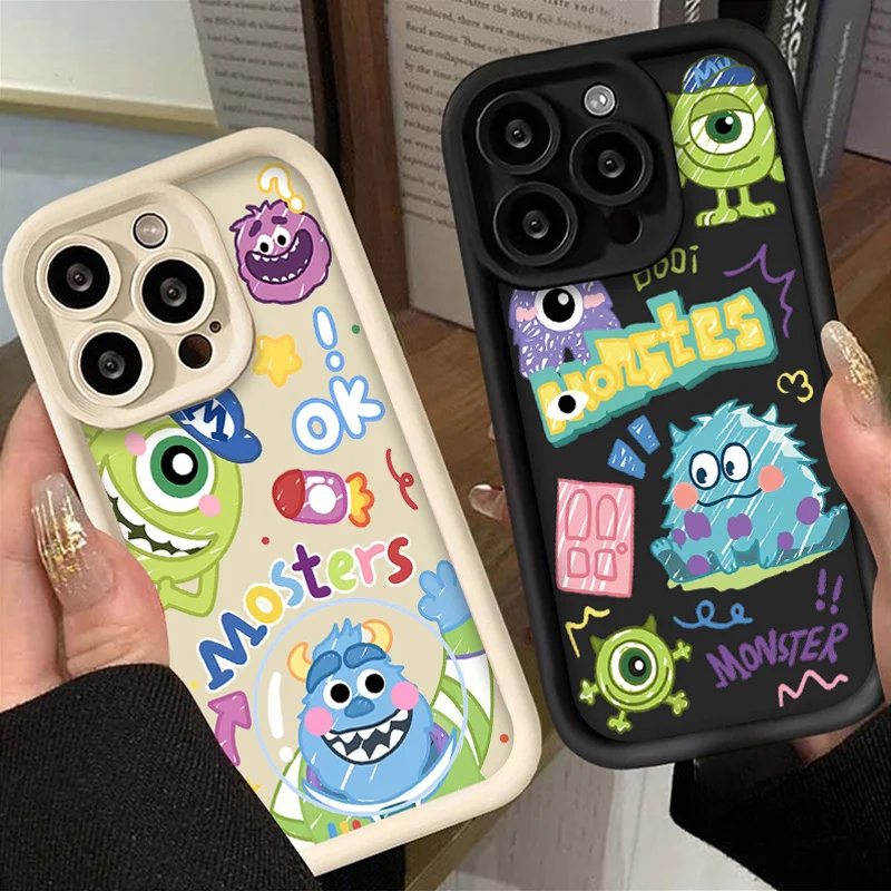 Disney Monsters University Phone Case for Xiaomi Mi 13T 12T 11T 13 12 11 Lite 5G NE POCO X6 X5 X4 GT X3 NFC F3 F4 F5 F6 M6 Pro