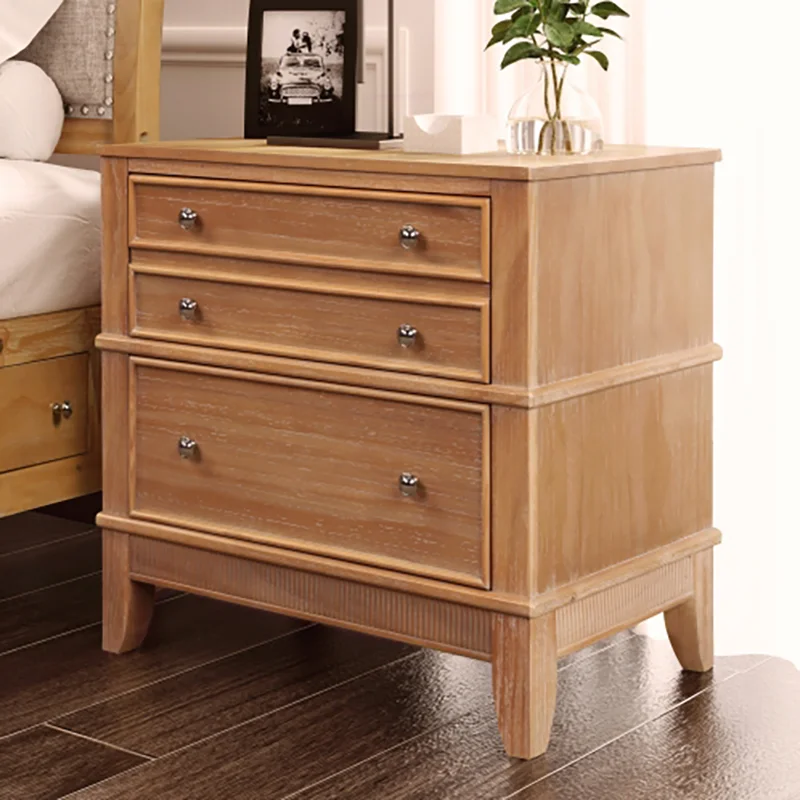 New Hazel 3 Layers Drawer Side Table for Living Room, Hallway, Entryway cabinet Bedroom cabinet storage Pine locker