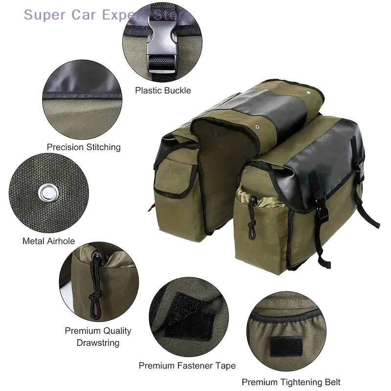 Bolsa para motocicleta de gran - Panniers Waterproof Rear reseña y precio