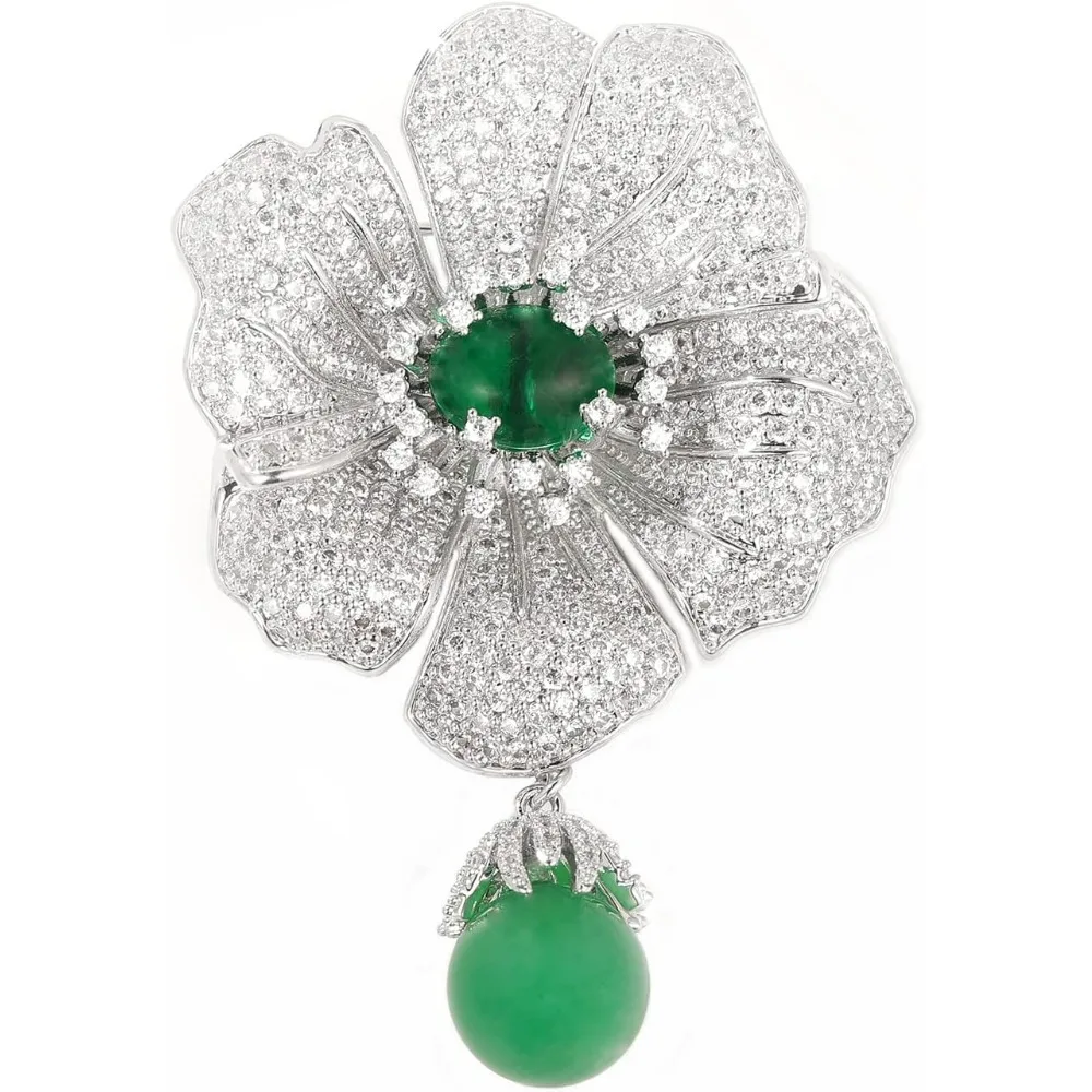 

Brooches And Pins For Women Fashion Flower Brooches For Women Elegant Broches Costume Jewelry Brooch Lady Pins Christmas Holiday