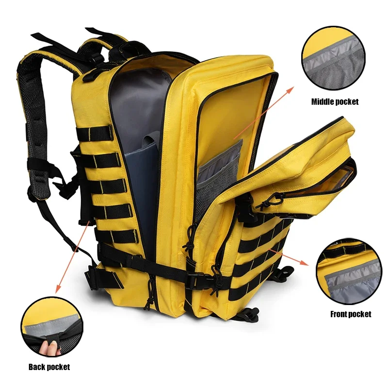 Mochila táctica MOLLE para exterior, entrenamiento y senderismo - imagen 4