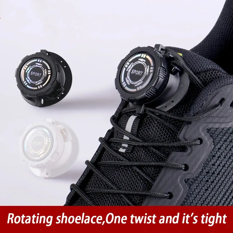 Automatic Shoelaces Without Ties Install Simple Swivel Buckle Laces Thick Rope Tennis Sneakers Shoelace Shoe Accessories 1Pair