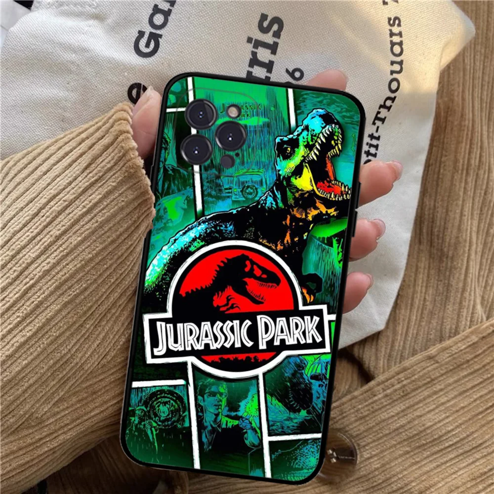 J-Jurassics Park Dinosaur Phone Case For IPhone 16 15 14 11 12 13 Mini Pro XS Max Cover 6 7 8 Plus X Funda Shell