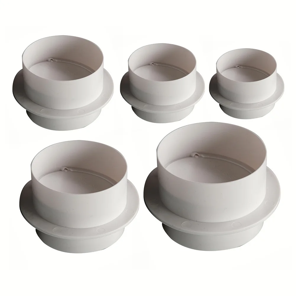 Ventilation Pipe Round Check Valve Air Duct Control Exhaust Fan Pipe Accessories Pipeline Check Valve Hose Anti-Odor Valve