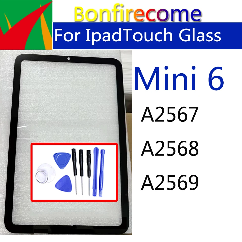 

New For IPad Mini 6 mini6 Touch Screen Panel Tablet A2567 A2568 A2569 Front Outer LCD Glass Lens Replacement With OCA
