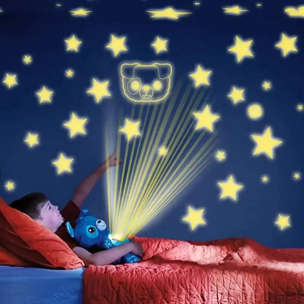 Furry Bear Shadow Light Projetor para quarto infantil, Cartoon Animal Star Light, leve você para o mundo da fantasia