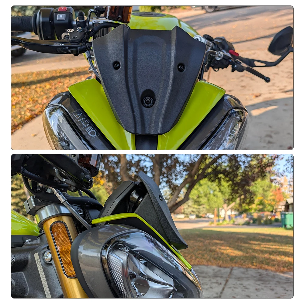 Motorcycle Windscreen Windshield Wind Deflector Fairing Protector Small Fly Screen For Speed Triple 1200 RS 2021- 1200 RX 2025-