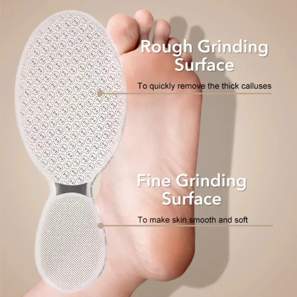 Lime à pied en verre Nano Double face professionnelle pour peau dure et morte, exfoliant de talon indolore, outil de soins de pédicure Durable