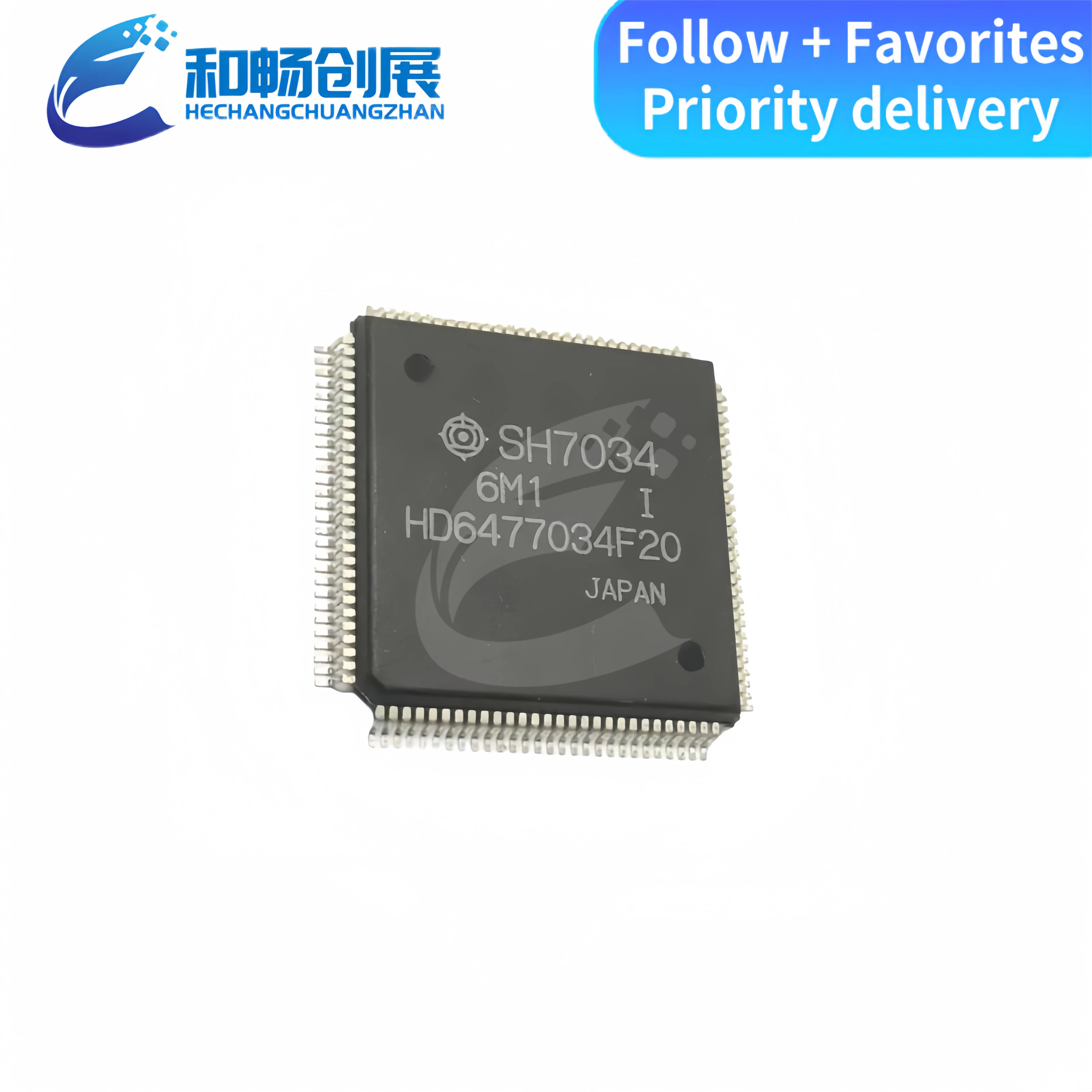 

HD6477034F20V QFP112 HD6477034F20 package QFP-112 microcontroller IC chip