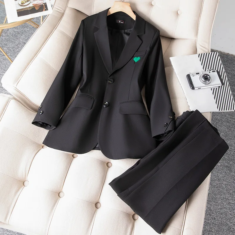 Cross border foreign trade professional suit 2022 autumn and winter women\'s new professional suit pants three piece suit