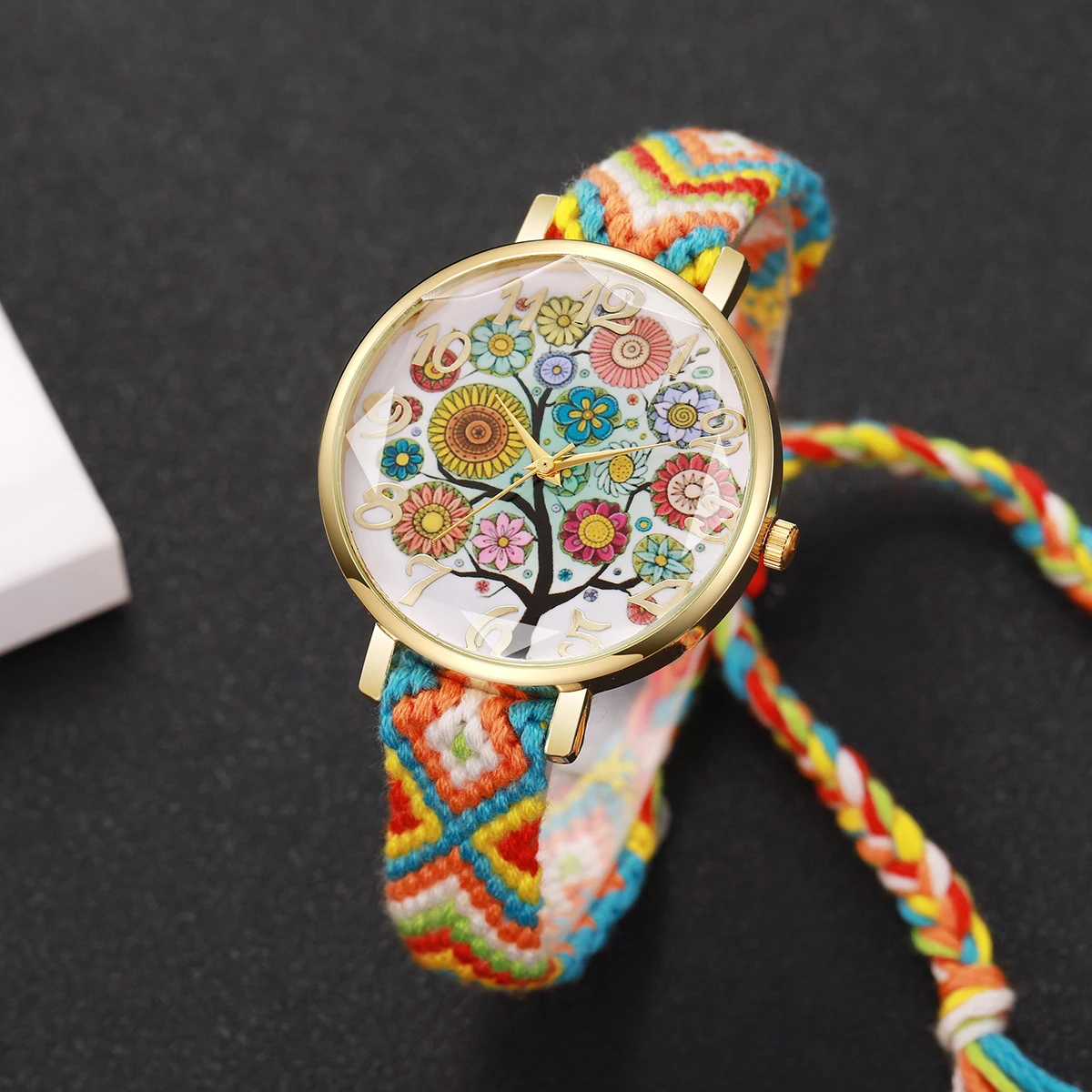 1pcs Women's Gift Watch Fashion Casual Personalized Digital Dial Trendy Classic Quartz Watch ( Box Not Included)