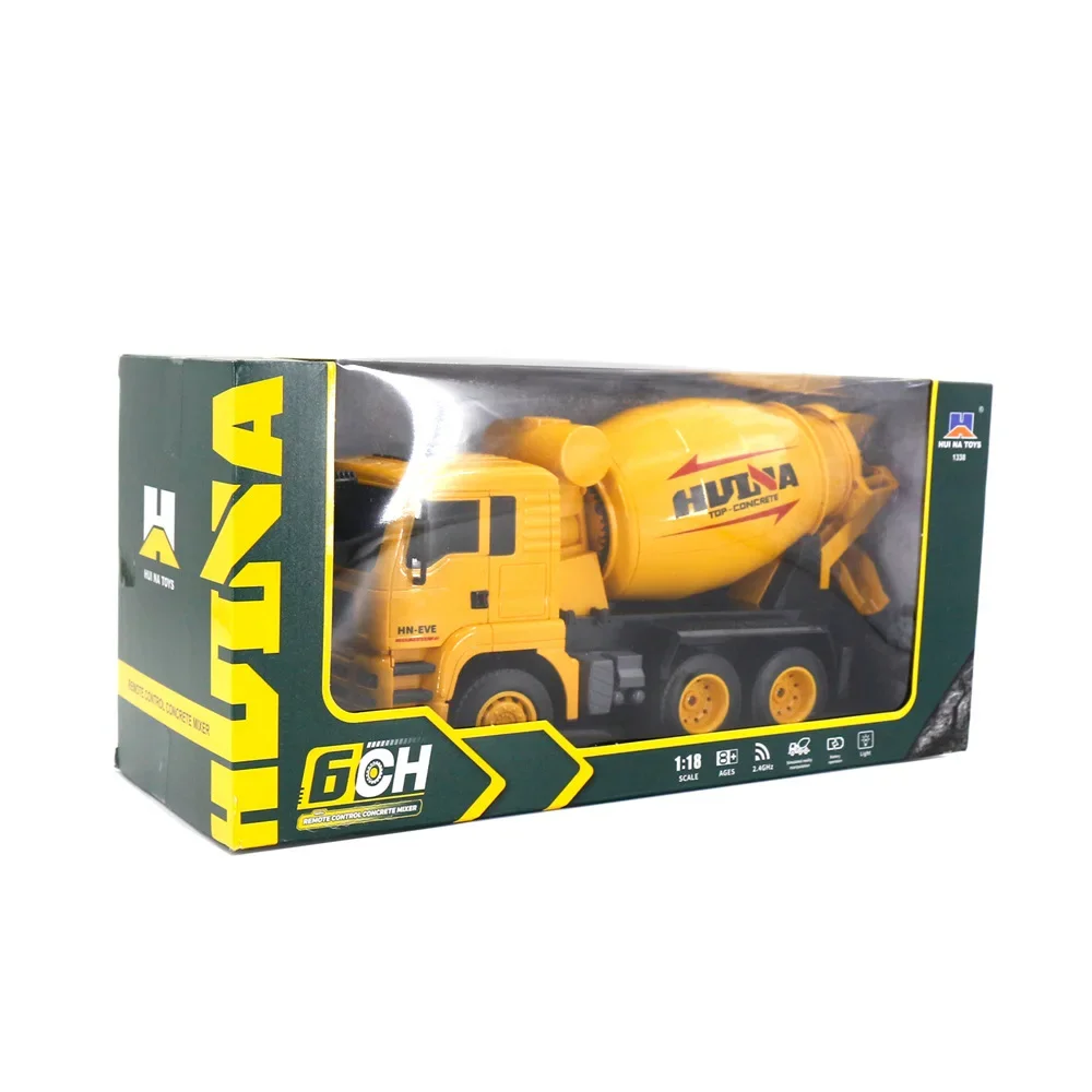 New Product Hn1:18 Six Channel Remote-controlled Electric Mixer Truck, Engineering Truck, Transportation Truck, Toy Gifts