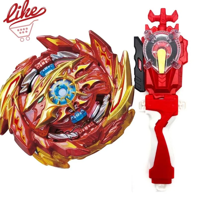 

Laike Superking B-159 Super Hyperion Spinning Top B159 Bey with Spark Launcher Handle Set Toys for Children