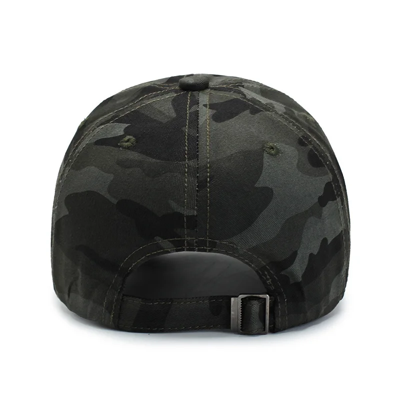 Men\'s Camouflage Baseball Cap Embroidered Sun Protection Snapback Women Cap High Quality Military Fan Camo Outdoor Sports Hat