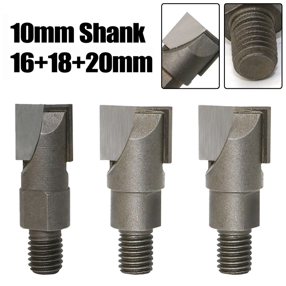 

Power Tools Milling Cutter Tungsten Steel Alloy CNC Milling Cutter Router Bit 10mm Shank 16/18/20MM Bottom Cleaning High Quality