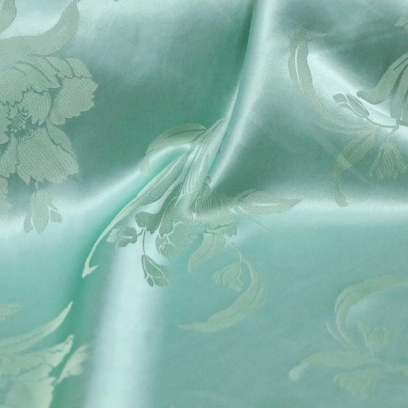 

Silk jacquard satin 6A grade fabric 29 microns heavy suit clothing design